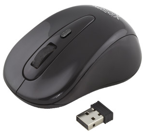 Esperanza Wireless Optical Mouse XM104K, 1200 DPI, 2,4GH, black