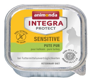 Animonda Integra Protect Sensitive Cat Food Pure Turkey 100g