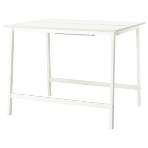MITTZON Conference table, white, 140x108x105 cm