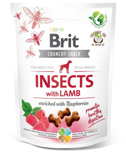 Brit Care Dog Crunchy Snack Cracker Insect & Lamb 200g