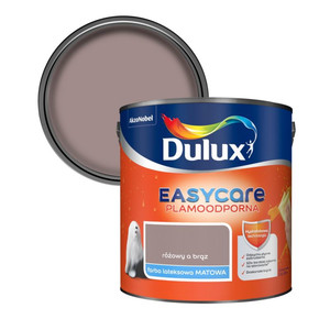 Dulux EasyCare Matt Latex Stain-resistant Paint 2.5l pink yet brown