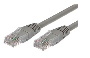 TB Patch Cable Cat.6 RJ45 UTP 3m, grey, 10-pack