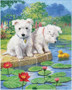 Norimpex Diamond Mosaic Dogs and a Pond 3+