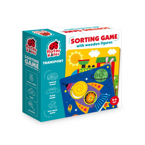 Roter Kafer Sorting Game with Wooden Figures Transport 2+