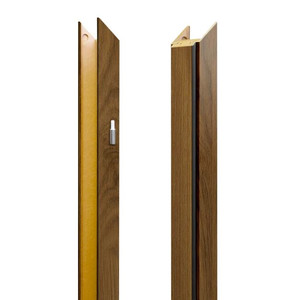 Adjustable Door Frame Jamb 140-180 mm, left, premium walnut