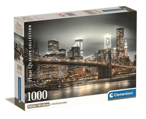 Clementoni Jigsaw Puzzle Compact New York Skyline 1000pcs 7+