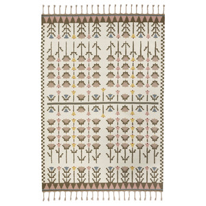 FODERLOSTA Rug, flatwoven, natural/handmade, 170x240 cm