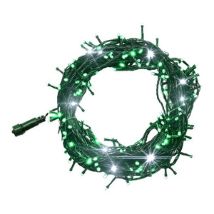 Christmas In-/Outdoor Lights 100L 9.9m, green-wthie