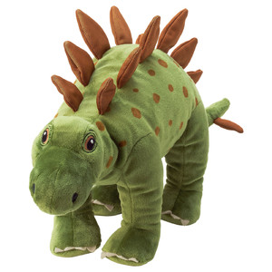 JÄTTELIK Soft toy, dinosaur, dinosaur/stegosaurus, 50 cm