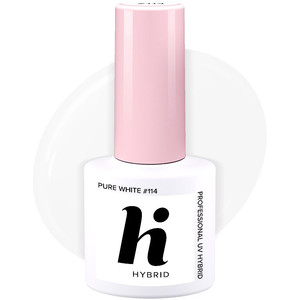 Hi Hybrid Nail Polish - No.114 Pure White 5ml