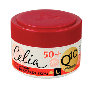 Celia Q10 Vitamins Rich Anti-Wrinkle Face Cream 50+ Day/Night 50ml