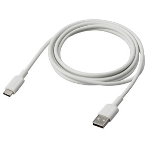 SITTBRUNN USB-A to USB-C, white, 2 m