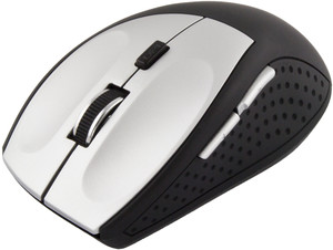 Esperanza Wireless Optical Mouse Bluetooth EM123S 1000/1600/2400DPI, 6D, silver-black