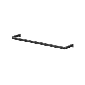 GoodHome Wall-mounted Towel Rail Elland 40 cm, black