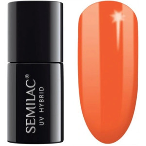 SEMILAC Hybrid Gel Polish 045 Electric Orange - 7 ml