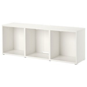 BESTÅ TV bench, white, 180x40x64 cm