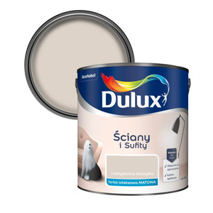 Dulux Walls & Ceilings Matt Latex Paint 2.5l rustic classic