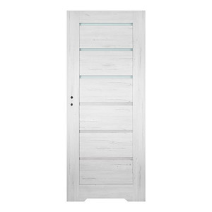 Non-rebated Internal Door Toreno 80, undercut, right, silver oak