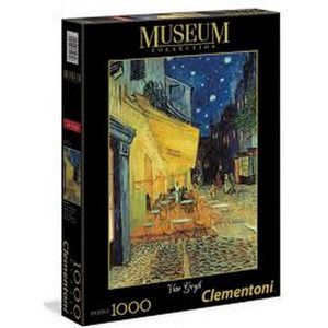 Clementoni Jigsaw Puzzle Esterno di Caffe di notte, Van Gogh 1000pcs 12+