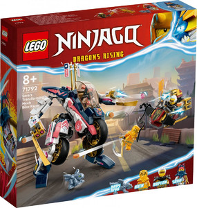 LEGO Ninjago Sora's Transforming Mech Bike Racer 8+