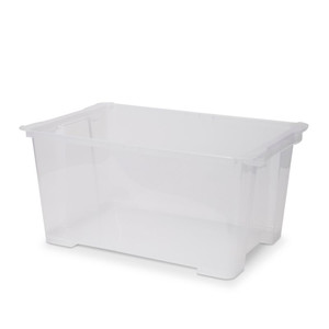 Plastic Storage Box Form Kaze L 43l, transparent