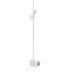 HÅRSLINGA / TRÅDFRI Floor lamp with light bulb, white/smart white spectrum