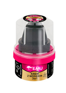 EMU Instant Shine Shoe Cream with Wax 3in1 50ml, black