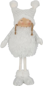 Decorative Figure Girl Snowflake Christmas 42cm