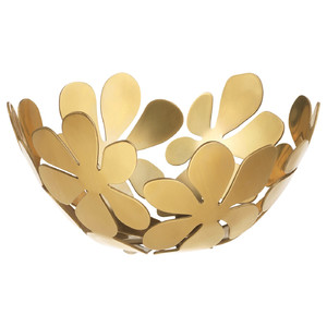 STOCKHOLM Bowl, brass-colour gold-colour, 20 cm