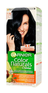 GARNIER COLOR NATURALS 1.10  Jet Black Hair Dye Nourishing Permament Hair Color