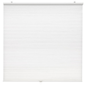 HOPPVALS Cellular blind, white, 100x155 cm