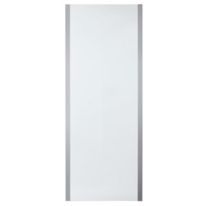 Shower Panel Zilia 80 x 200 cm, inox/clear glass