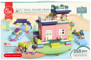 Building Blocks DIY Small Square Grain 268pcs 3+