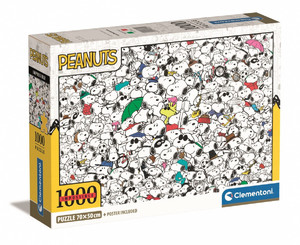 Clementoni Jigsaw Puzzle Compact Impossible Peanuts 1000pcs 10+