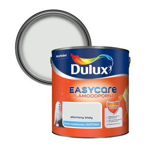 Dulux EasyCare Matt Latex Stain-resistant Paint 2.5l off white