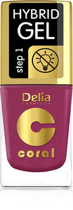 Delia Cosmetics Coral Hybrid Gel Nail Polish no. 71  11ml