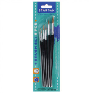 Starpak School Paintbrush Set 6pcs