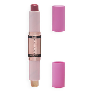 Makeup Revolution Blush & Highlight Stick Mauve Glow Vegan 4.3g