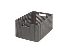 Curver Storage Basket M 18l, dark grey