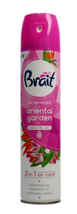 Brait Air Care 3in1 Classic Air Freshener Spray Oriental Garden 300ml
