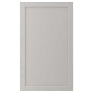 LERHYTTAN Door, light grey, 60x100 cm