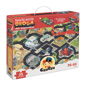 CzuCzu Children's Puzzle Road for Vehicles 35pcs 3+