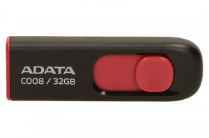Adata Flash Drive C008 32GB Black-Red