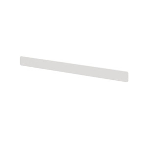 GoodHome Door and Drawer Front Handle Atomia, white, 29.3 cm, 2 pack