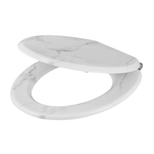 GoodHome Soft-close Toilet Seat Pilica, MDF, marble-pattern