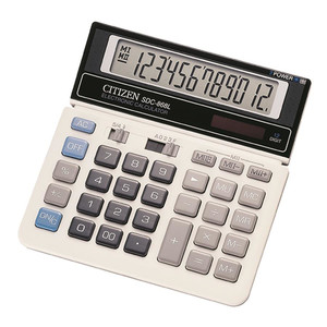 Citizen Office Calculator SDC-868L, black-white