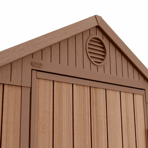 Keter Garden Shed 4x6 Darwin, wood brown