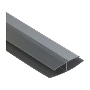 Cezar PVC Soffit/Wall Panel Strip Connecting H 3m, graphite