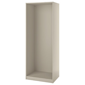 PAX Wardrobe frame, beige, 75x58x201 cm