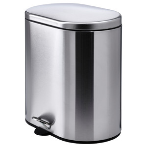 STABBEN Pedal bin, stainless steel, 20 l